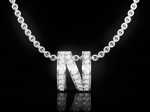 N pop pendant 3D Baskı Modeli