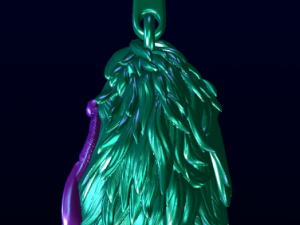 Wings and cross Pendant Modelo de impresión 3D
