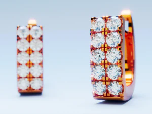 Brincos gr&aacute;tis Modelo de Impressão 3D