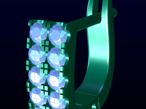 Free earrings 3D Print Model