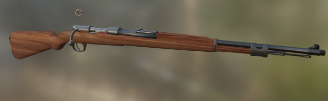 Kar98k Modello 3D .c4d .max .obj .3ds .fbx .stl .blend