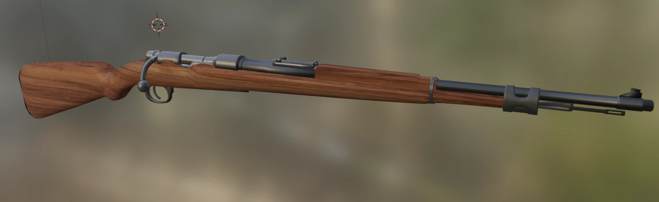 Kar98k 3D Model .c4d .max .obj .3ds .fbx .stl .blend 