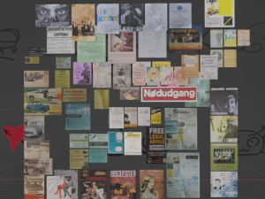 67 flyer-advertisement-sticker pack 3D Model