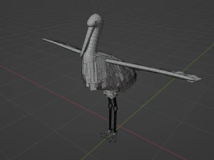 Cegonha Modelo 3D