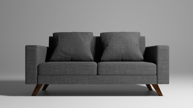 Realistic Sofa 3D मॉडल .c4d .max .obj .3ds .fbx .stl .blend 