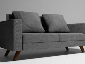 Realistic Sofa 3D मॉडल