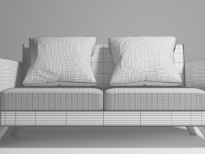 Realistic Sofa 3D मॉडल