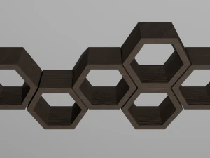 Ahşap Raflar 3D Model