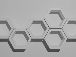 Ahşap Raflar 3D Model