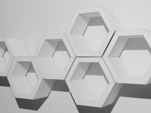 Ahşap Raflar 3D Model