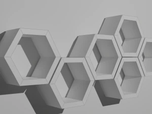 Ahşap Raflar 3D Model