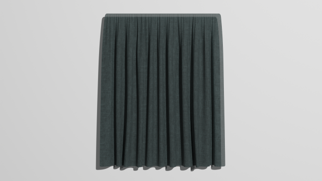 Realistic Curtain 3D Model .c4d .max .obj .3ds .fbx .stl .blend 