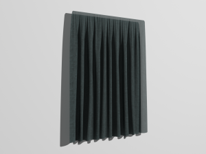 Realistic Curtain 3D Model