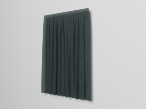 Realistic Curtain 3D Model