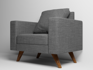 Single Sofa 3D मॉडल