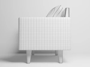 Одноместный диван 3D Модель