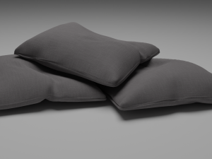 Realistic Pillows 3D 모델