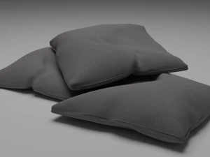 Ger&ccedil;ek&ccedil;i Yastıklar 3D Model