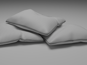 Realistic Pillows Modelo 3D