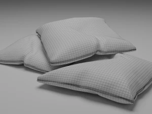 Ger&ccedil;ek&ccedil;i Yastıklar 3D Model