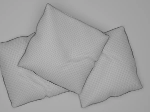 Ger&ccedil;ek&ccedil;i Yastıklar 3D Model