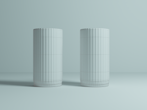 Realistic Cups 3D Modell