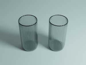 Realistic Cups 3D Modell