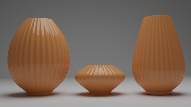 Realistic Vase Model 3D .c4d .max .obj .3ds .fbx .stl .blend 