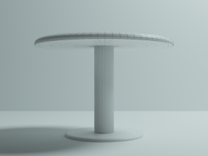 Realistic Table Modello 3D