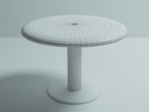Realistic Table Modello 3D