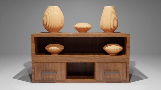 Realistic Furniture Wood 3D 모델 .c4d .max .obj .3ds .fbx .stl .blend 