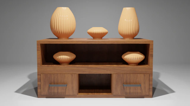 Gerçekçi Mobilya Ahşap 3D Model .c4d .max .obj .3ds .fbx .stl .blend