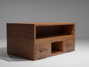 Realistic Furniture Wood 3D 모델