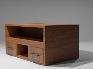 Realistic Furniture Wood 3D 모델