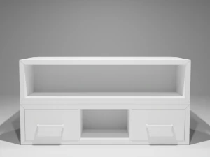 Ger&ccedil;ek&ccedil;i Mobilya Ahşap 3D Model