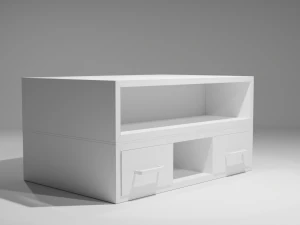 Ger&ccedil;ek&ccedil;i Mobilya Ahşap 3D Model