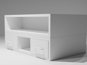 Realistic Furniture Wood 3D 모델