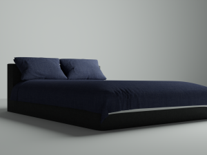 Realistic Bed 3D Model
