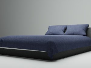 Realistic Bed 3D Model
