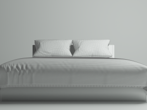 Realistic Bed 3D Model