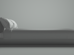 Realistic Bed 3D Model