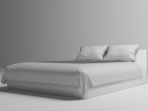 Realistic Bed 3D Model