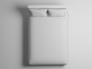 Realistic Bed 3D Model