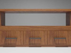 Rumah Furnitur Realistis Dua Model 3D