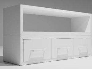 Реалістичні меблі для будинку два 3D Модель