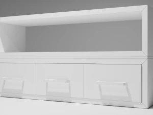 Реалістичні меблі для будинку два 3D Модель