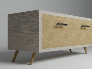 Realistic Furniture Home Three Model 3D