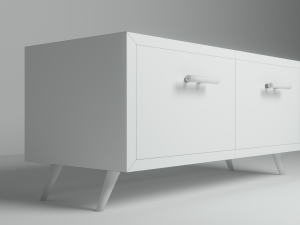 Realistic Furniture Home Three Model 3D