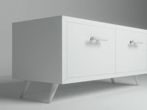 Ger&ccedil;ek&ccedil;i Mobilya Ev &Uuml;&ccedil; 3D Model