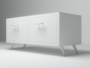 Realistic Furniture Home Three Model 3D